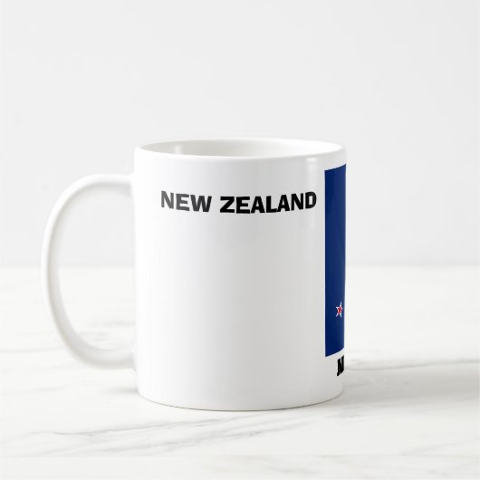 Ruhe mit neuseeländischer Flagge behalten Kaffeetasse (Links)