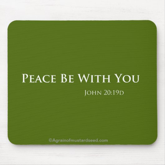 Ruhe mit Osterzitaten Mousepad (Vorne)