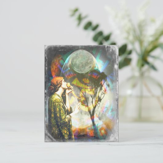 Ruhe mit Postkarte (Stehend Vorderseite)