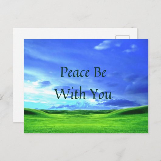 Ruhe mit Postkarte (Vorne/Hinten)