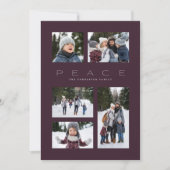 Ruhe modern mindestens 5 Foto lila Weihnachten (Vorderseite)