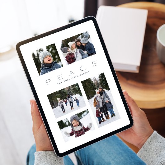 Ruhe modern minimalistisch 5 Foto Blau Weihnachten