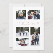 Ruhe modern minimalistisch 5 Foto Weihnachten (Vorderseite)