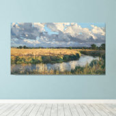 Ruhe nach dem Regen Leinwanddruck (Insitu (Holzboden))