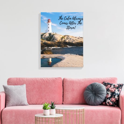 Ruhe nach dem Sturm Leinwanddruck (Insitu (Wohnzimmer))