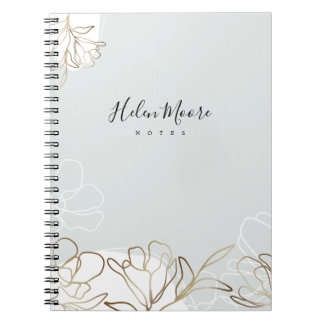 Ruhe Natur inspiriertes Personalisiertes Notebook Notizblock