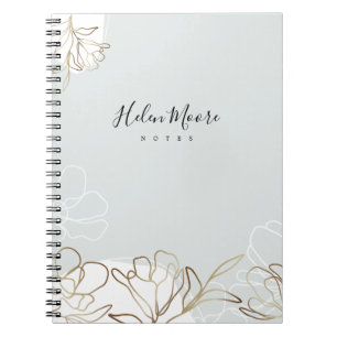 Ruhe Natur inspiziert Personalisiertes Notebook Notizblock