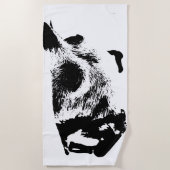 Ruhe neben den Wellen Strandtuch (Vorderseite)