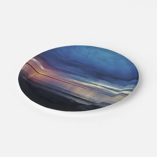 Ruhe Pappteller (Schrägansicht)