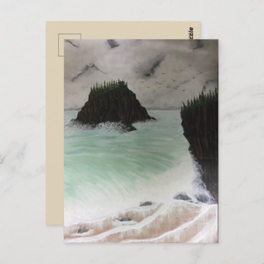 Ruhe Postkarte (Vorne/Hinten)