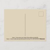 Ruhe Postkarte (Rückseite)
