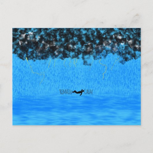 Ruhe Postkarte behalten (Vorderseite)