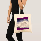 Ruhe PrayerTote Tasche (Vorderseite (Produkt))