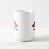 Ruhe & Reflektion Herbstkatze Kaffeetasse (Mittel)