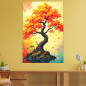 Ruhe Reflektion Leinwanddruck (Insitu (Wohnzimmer))