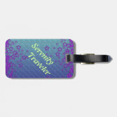 Ruhe-Reisender Gepäckanhänger (Rückseite horizontal)