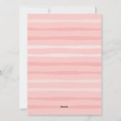 Ruhe Romantische rosa Landschaft Feiertagskarte (Rückseite)