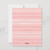 Ruhe Romantische rosa Landschaft Feiertagskarte (Rückseite)