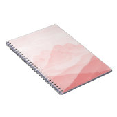 Ruhe Romantische rosa Landschaft Notizblock (Rechte Seite)