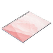 Ruhe Romantische rosa Landschaft Notizblock (Linke Seite)