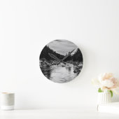 "Ruhe " Runde Wanduhr (Zuhause)