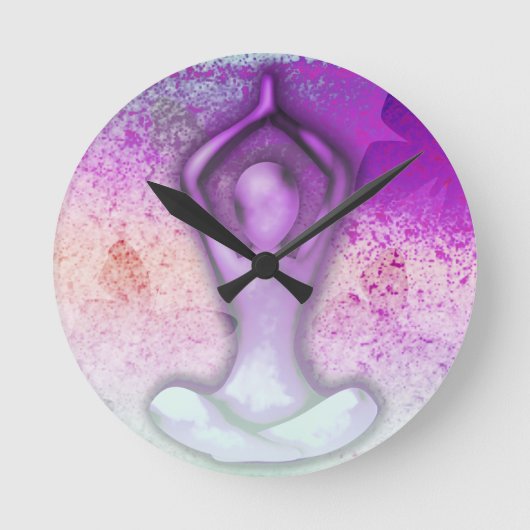 Ruhe Runde Wanduhr (Vorderseite)