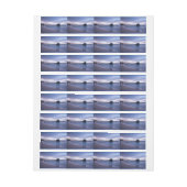 Ruhe Rundum-Adressaufkleber (Bogen)