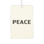 Ruhe Schwarz-weiß minimalistisch modernes einfache Autolufterfrischer (Vorderseite)