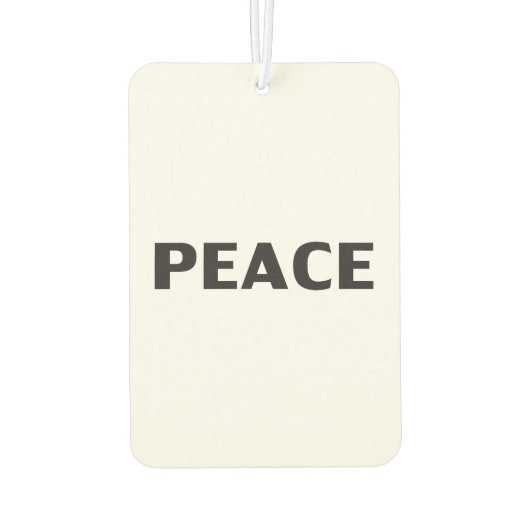 Ruhe Schwarz-weiß minimalistisch modernes einfache Autolufterfrischer (Rückseite)