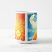 Ruhe, Sonne und Mond Kaffeetasse (Mittel)