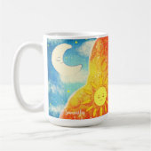 Ruhe, Sonne und Mond Kaffeetasse (Links)