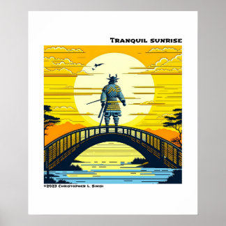 Ruhe Sonnenaufgang Poster