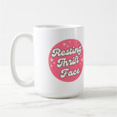Ruhe-Troedel-Gesicht-Tasse Kaffeetasse (Links)