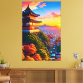 Ruhe über der Metropole Leinwanddruck (Insitu (Wohnzimmer))