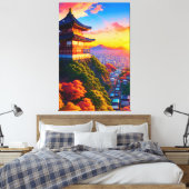 Ruhe über der Metropole Leinwanddruck (Insitu (Schlafzimmer))