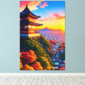 Ruhe über der Metropole Leinwanddruck (Insitu (Holzboden))