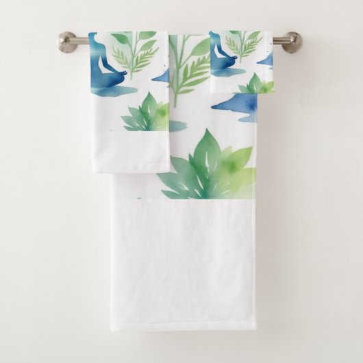 Ruhe über Lotus Badhandtuch Set (Insitu)