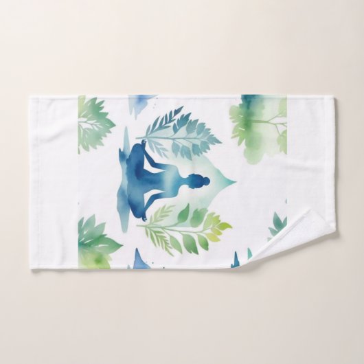 Ruhe über Lotus Badhandtuch Set (Handtuch)