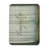 "Ruhe umgibt mich" Motivation Affirmation Magnet (Vertikal)