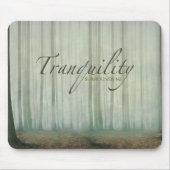 "Ruhe umgibt mich" Motivation Affirmation Mousepad (Vorne)