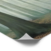 "Ruhe umgibt mich" Motivation Affirmation Poster (Ecke)