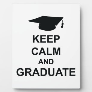 Ruhe und Abitur behalten Fotoplatte