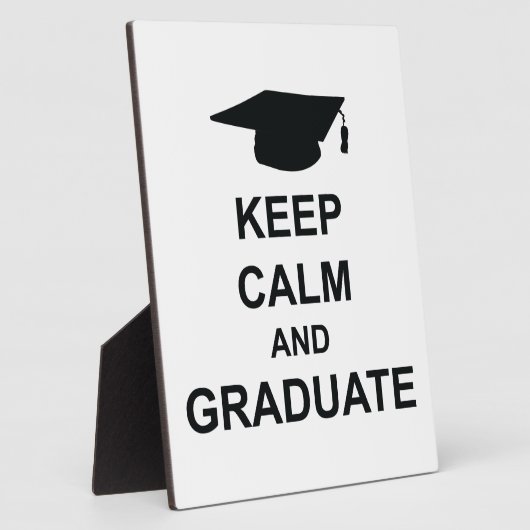 Ruhe und Abitur behalten Fotoplatte (Seite)