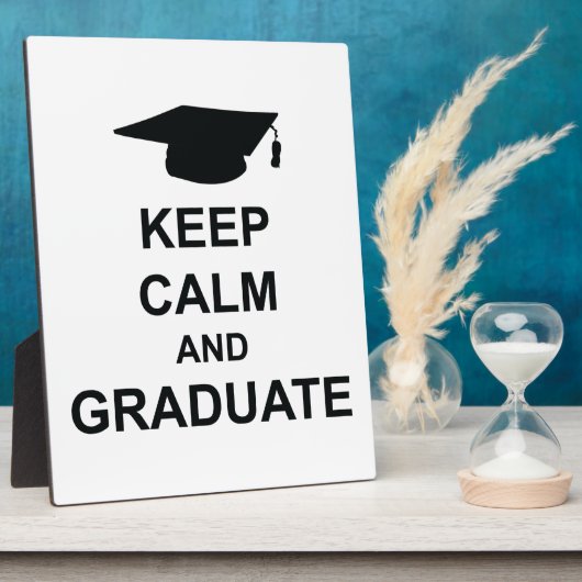 Ruhe und Abitur behalten Fotoplatte (Seite)