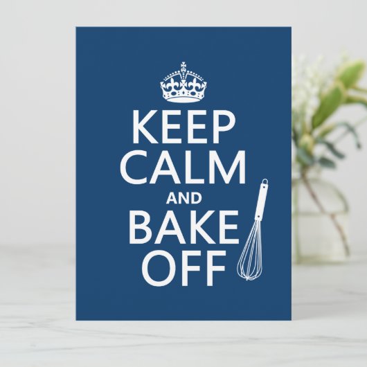 Ruhe und Abkühlung Behalten Einladung (Stehend Vorderseite)