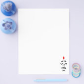 Ruhe und Akkuladung behalten Flyer (Einzeln)