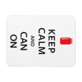 Ruhe und Akkuladung behalten Magnet (Horizontal)