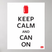 Ruhe und Akkuladung behalten Poster (Vorne)