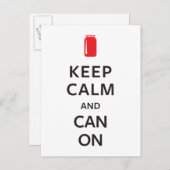 Ruhe und Akkuladung behalten Postkarte (Vorne/Hinten)