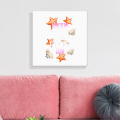Ruhe und Aloha behalten Leinwanddruck (Insitu (Wohnzimmer))